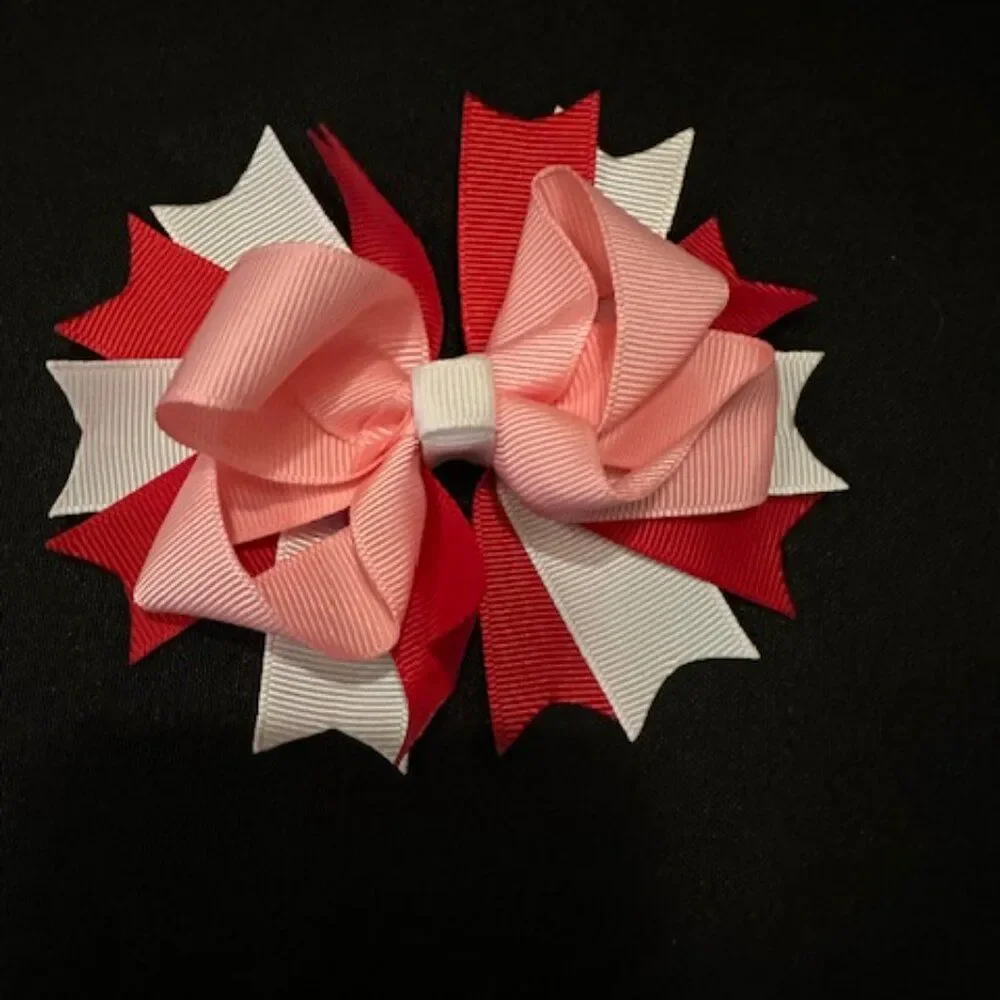 Strawberry Shortcake 3 Bows in 1 Deluxe Bow  9711  Handmade NWT Boutique